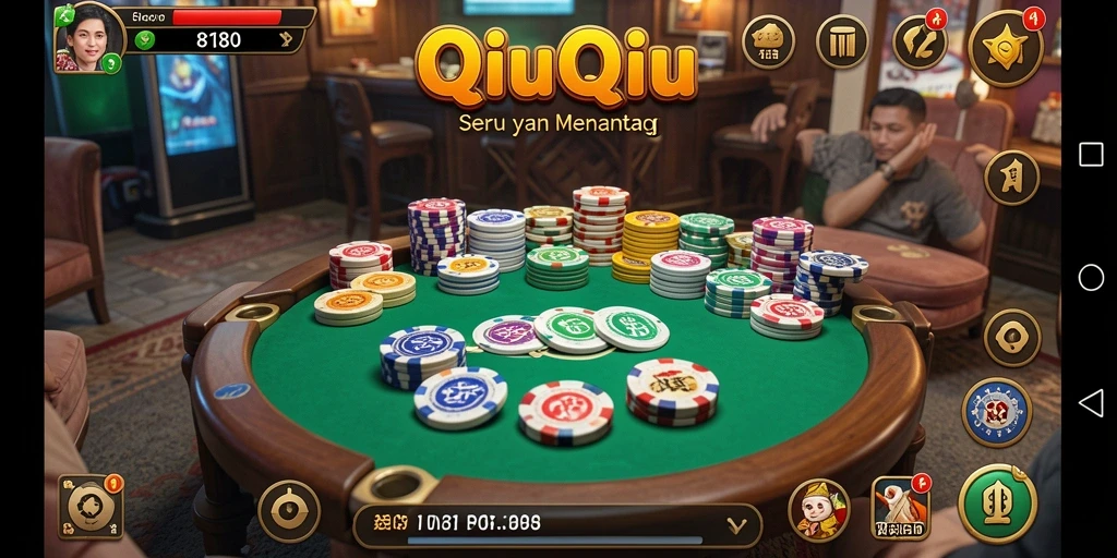 Screenshot menampilkan gameplay seru QiuQiu di 8180.