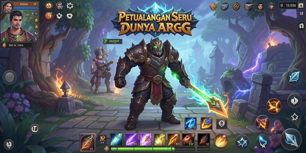 Tampilan dari gameplay ARPG seru dalam 8ID.