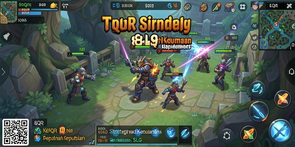 Tampilan gameplay 8QR yang menarik dan penuh strategi.