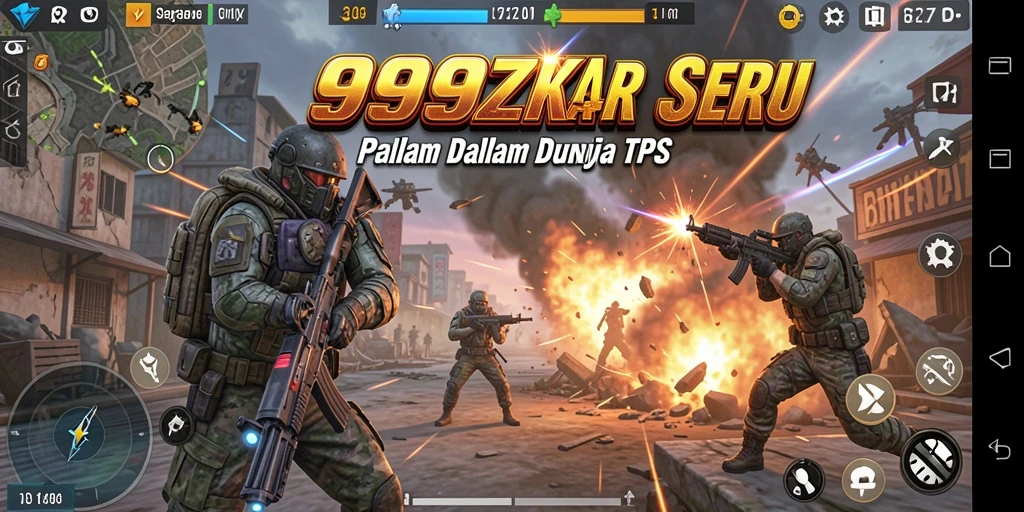 Tangkapan layar gameplay <strong>999ZK</strong> yang menampilkan aksi pertempuran yang intens.