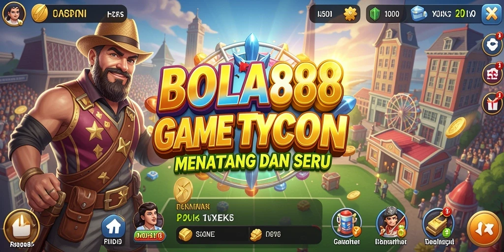 Screenshot utama BOLA88 menampilkan gameplay Tycoon yang menarik.