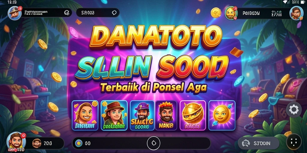Tampilan gameplay menarik dari permainan slot DANATOTO.