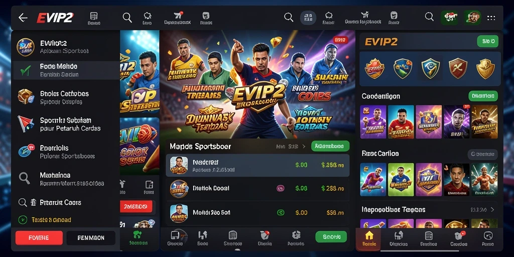Tampilan gameplay EVIP2 yang menarik dan interaktif dalam taruhan.
