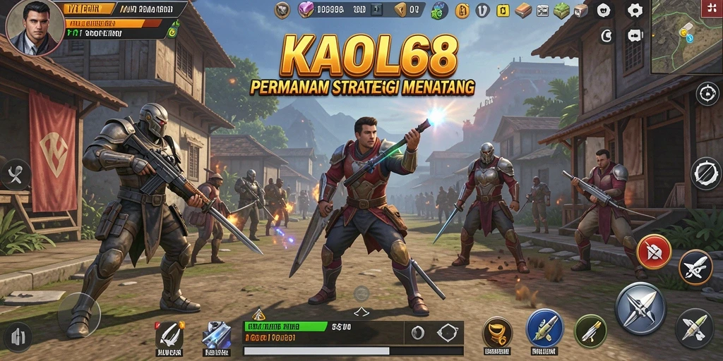 Tampilan gameplay KAOL68 yang strategis dan menantang.