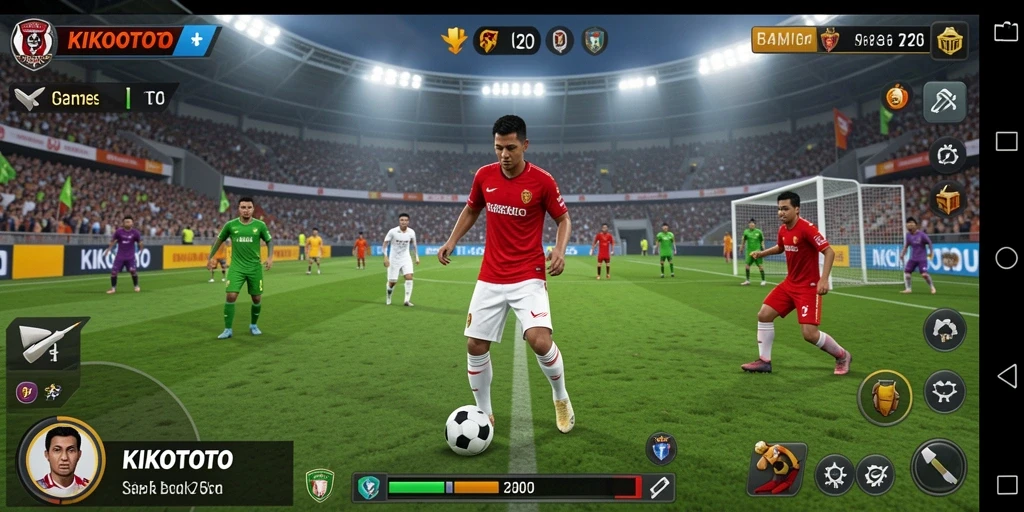 Tampilan gameplay KIKOTOTO yang intens dan penuh aksi.