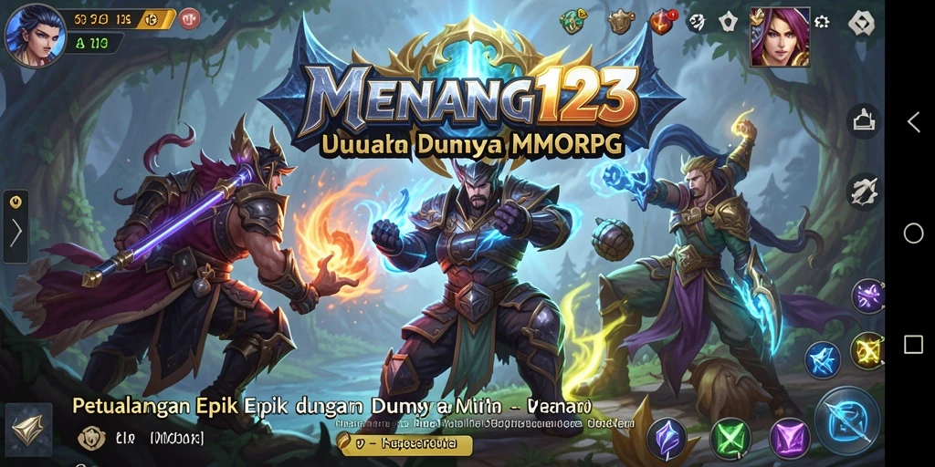 Tampilan gameplay MENANG123 dengan petualangan seru dan pemandangan yang indah.