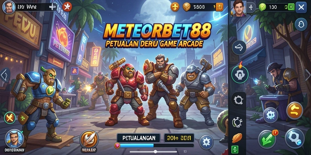 Tampilan gameplay seru dari METEORBET88 dengan aksi menegangkan.