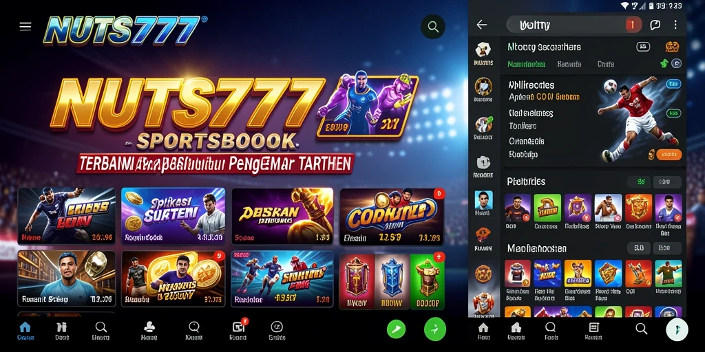 Tampilan menarik NUTS777 saat melakukan taruhan olahraga.